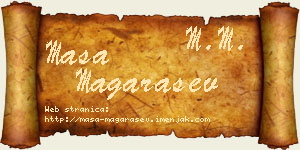 Maša Magarašev vizit kartica